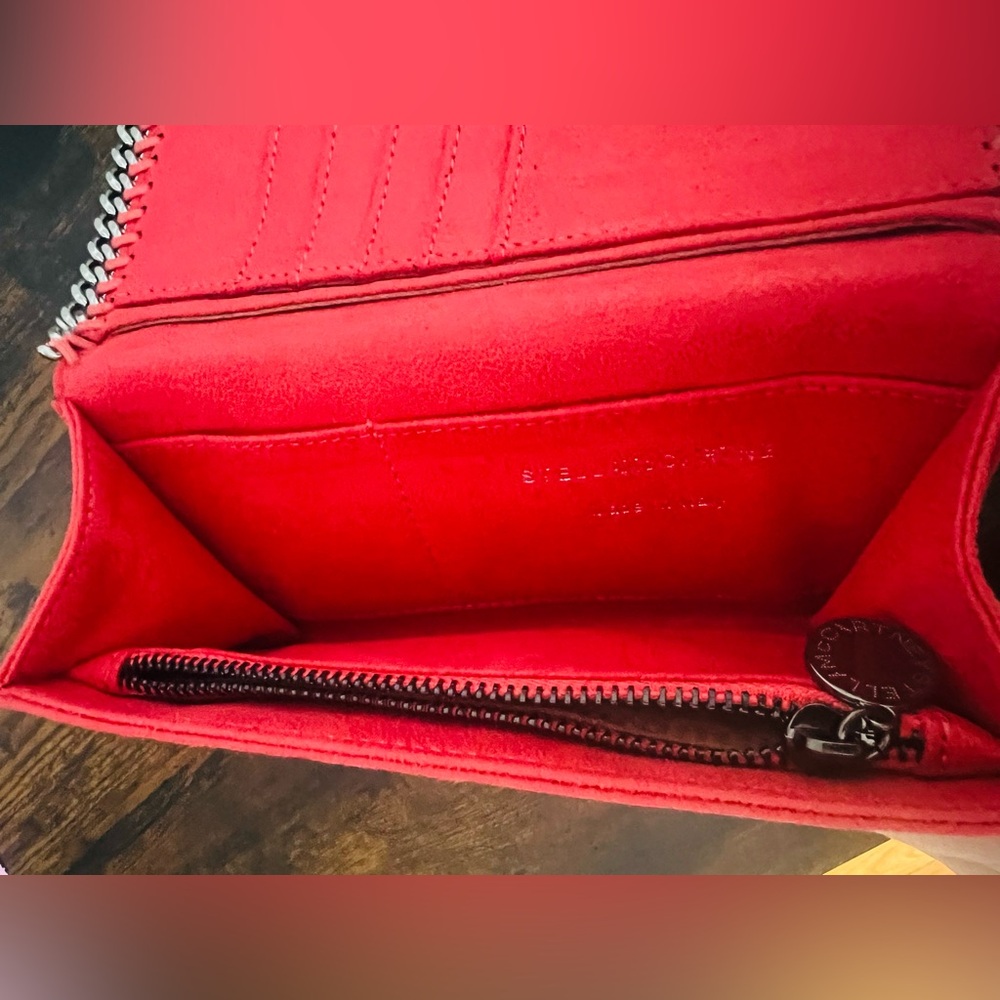 Stella McCartney Falabella Chain Wallet – Pink Leather (Made in Italy) - Picture 4 of 5